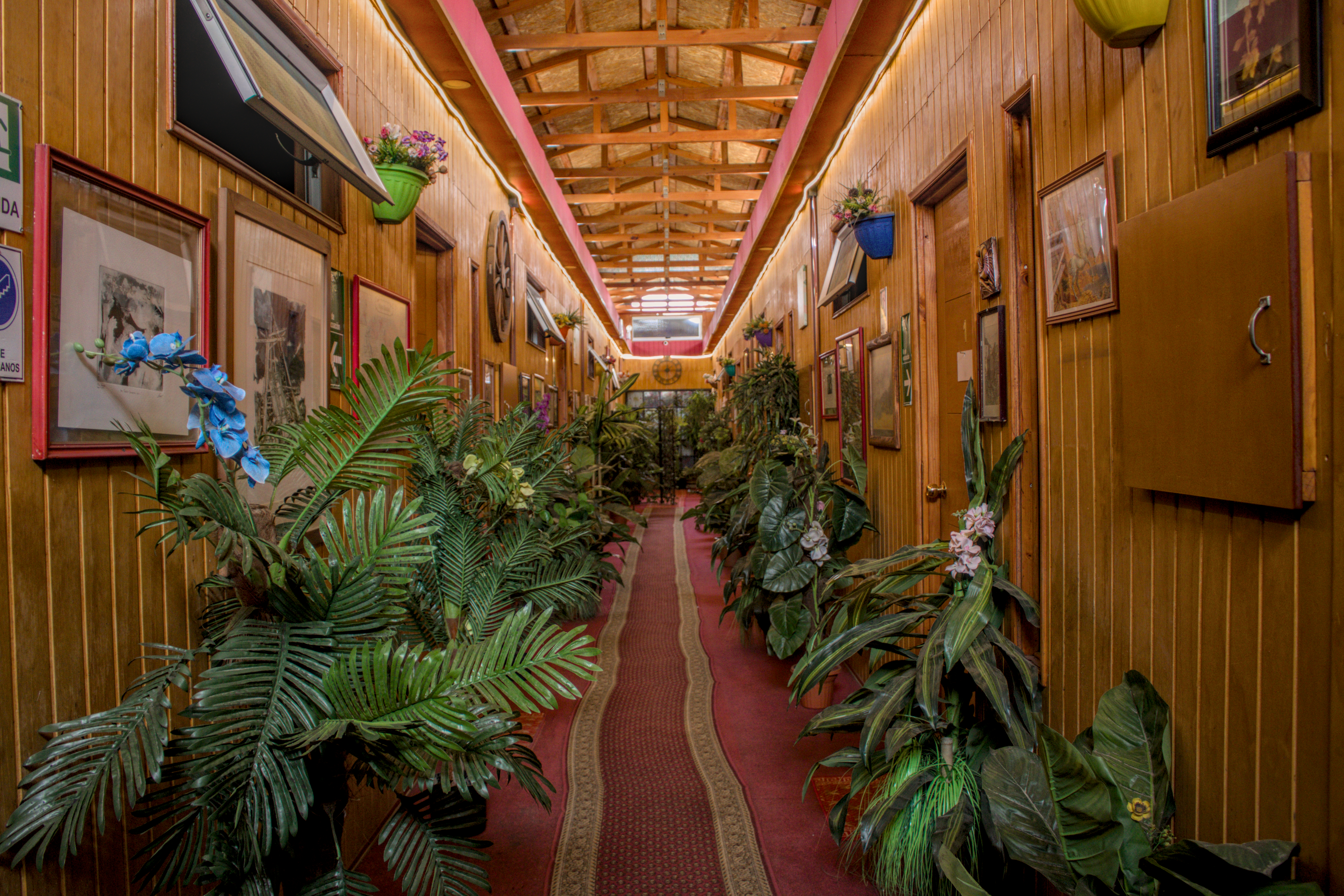 pasillo de las habitaciones